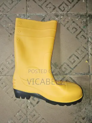 Yellow Safety Rain Boot