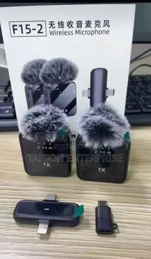 F15-2 (3 in 1) Wireless Microphone With Noise Cancellation