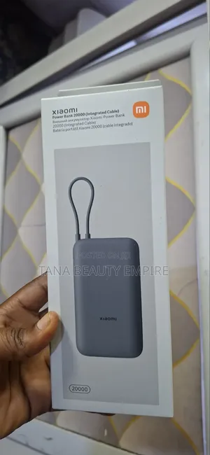 Xiaomi Mi 20000Mah Powerbank 22.5w Fast Charge Inbuilt Cable