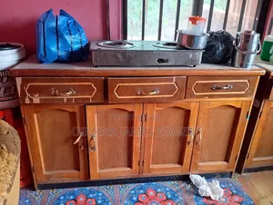 Fairly Used Wooden Cabinets - Sturdy - 2 Pieces
