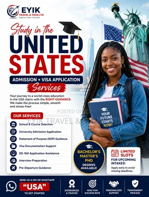 Study in the United States - Admission + Visa Application Services