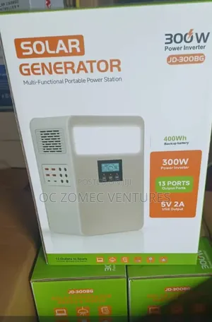 Solar Generator 300watts by 400 Wh Battery Capacity