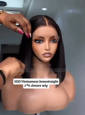 16inches SDD Vietnamese Bone Straight Wig