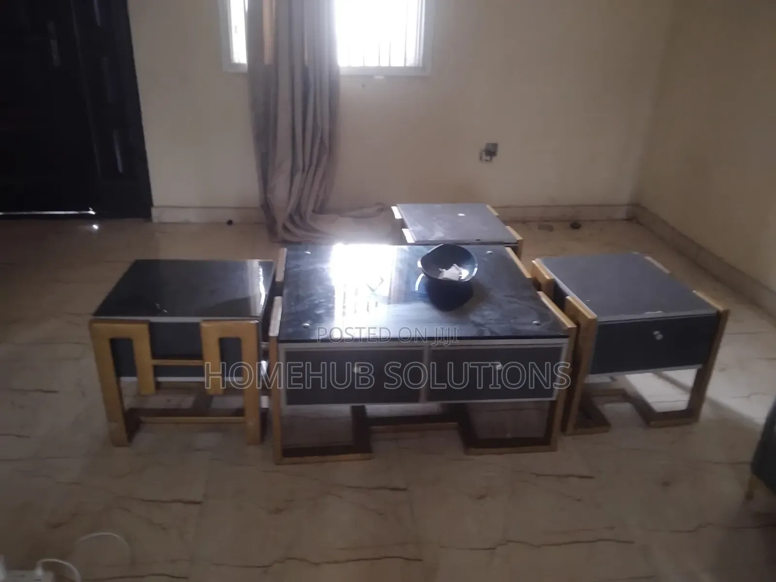 Center Table and 4 Side Tables