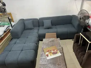 6 Seaters L Shape Sofa, Made With High Quality Materials .