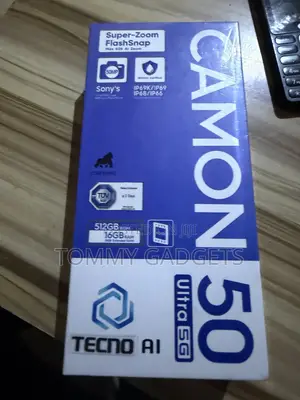 New Tecno Camon 50 Ultra 256 GB Black