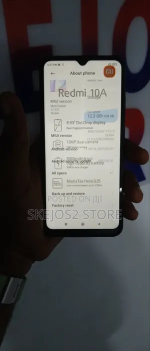 New Xiaomi Redmi 10A 128 GB Black