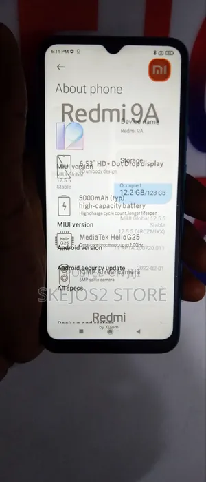 New Xiaomi Redmi 9A 128 GB Red