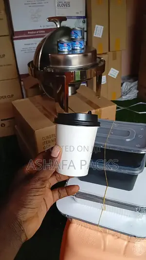 50pcs White Papar Cups (8 Oz)
