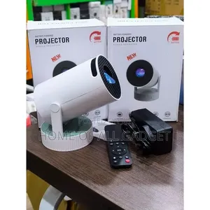 HY300 Pro Max Projector Inbuilt Battery Smart Portable