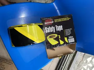 Meechant Safety Caution Tape 500m Roll Red/White, Black/Yellow Tape