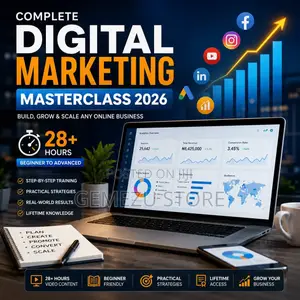 Complete Digital Marketing Masterclass 2026 | 28+ Hours Training