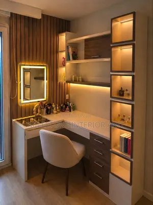 Wine Bar Mirror and Shelf