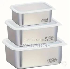 Rectangle Stainless Steel Food Container