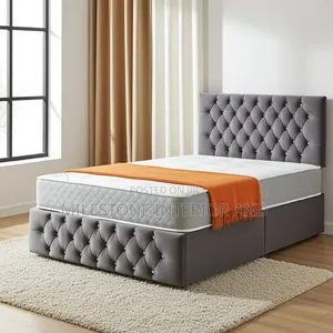 Padded Bed With Capitol
