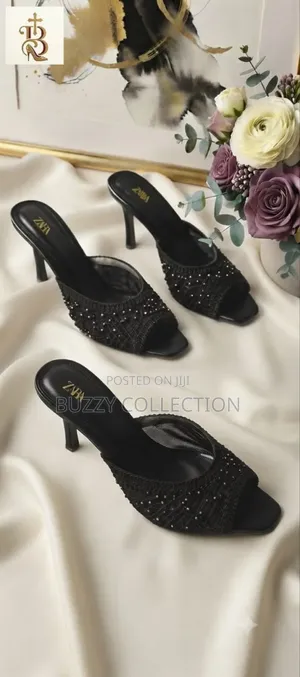 Exclusive Quality Zara Heeled Slippers