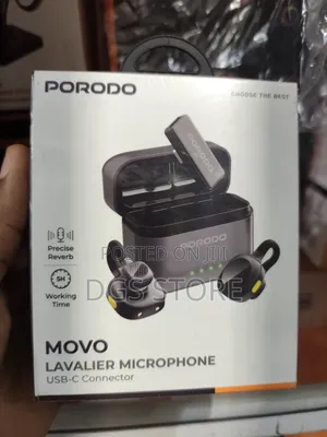 Porodo Movo Lavalier Microphone USB C Connector