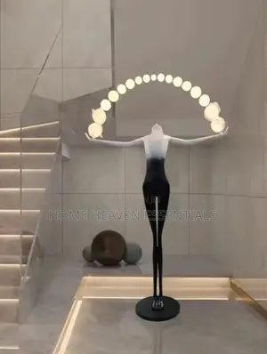 Art Humanoid Sculpture Floor Lamp