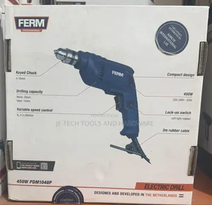 Ferm PDM1048P Professional Corded Electric Drill 450W