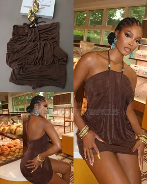 Boho Chic Draped Pleated Dress {Has Short Underneath}