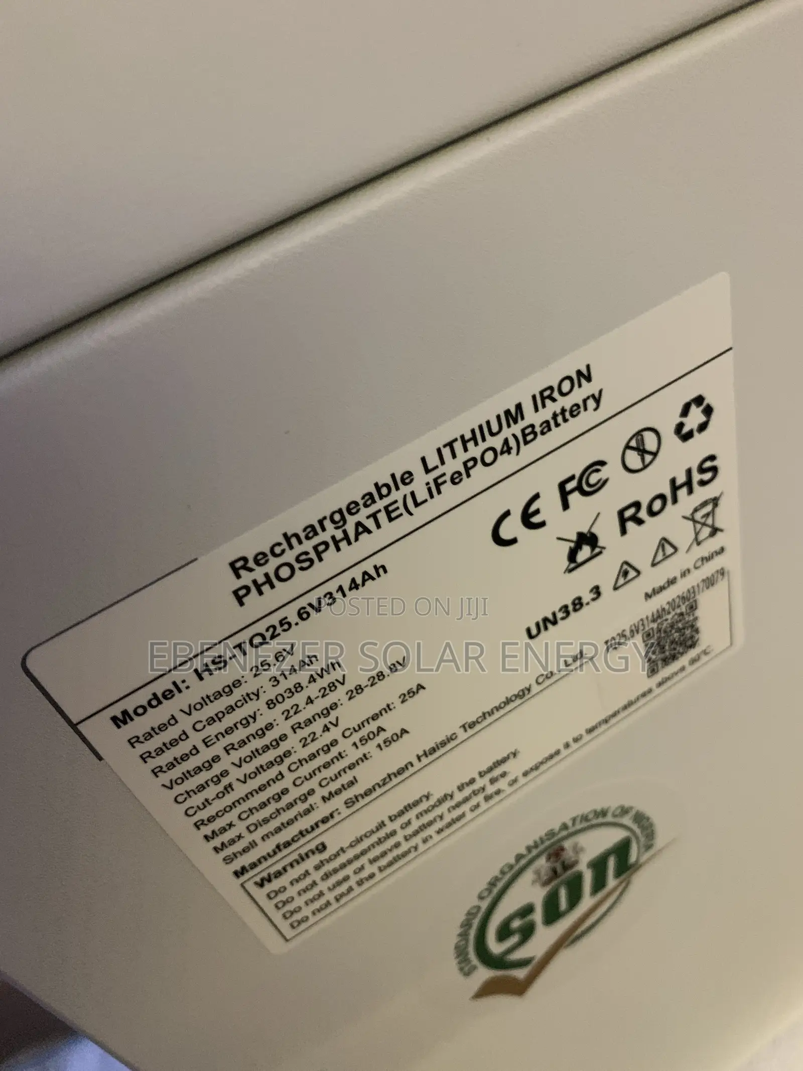 8kwh/4.2kva Haisic Stackable All in One