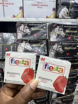 DKT Fiesta Strawberry Condom