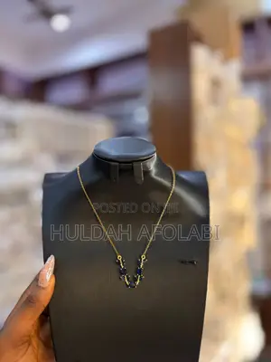 Gold-Plated Necklace With Floral Pendant