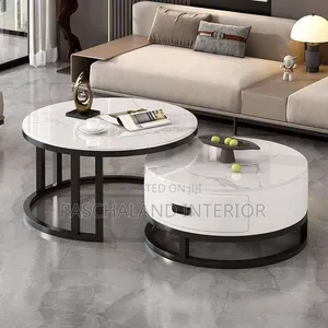 Modern Marble Coffee Table Set—designed to Bring Elegance