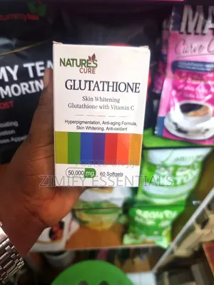 Nature's Cure Glutathione 50,000mg With Vitamin C (60 Softgels)