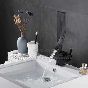 Quality Standard Basin Mixer Tap, Available in Black and Chrome