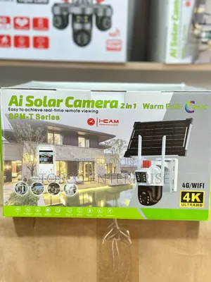 Solar Dual Lens 4G SIM Card Intelligent Security Camera
