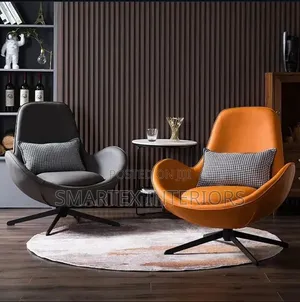 Imported Quality Leather Accent Chair
