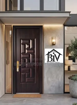 3ft by 7ft German Security Door for Single Entrance 10