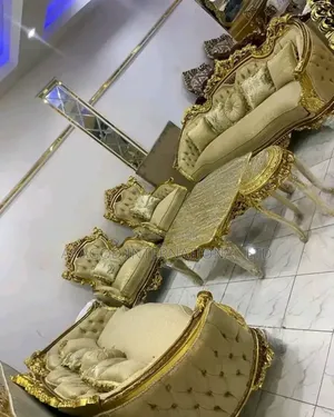 Turkey Royal Chairs and Table With Stools
