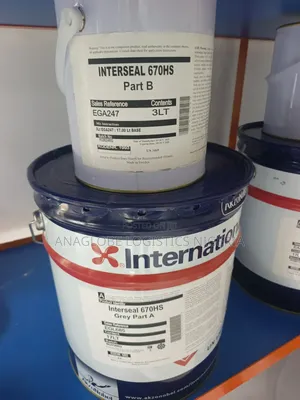 Interseal 670HS Components a B Marine Paint
