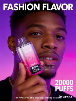 ZMR 20000 Puffs Vape With Battery Indicator Screen – Lightweight
