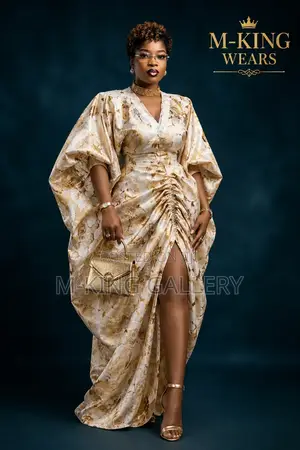 Damask Brocade Gown
