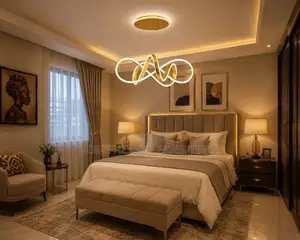 Minimalist Room Dropping Chandelier