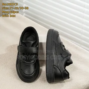 Unisex Black School Sneakers/Canvas