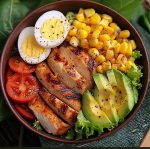 Chicken Avocado Corn Bowl