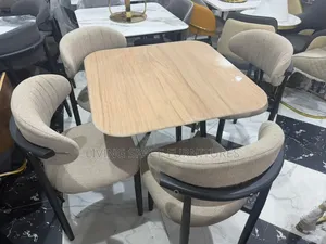 Would Top Dining Table With 4 Fabric Chairs