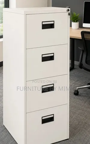 4-Drawer Metal Filing Cabinet | Office File Storage Cabinet