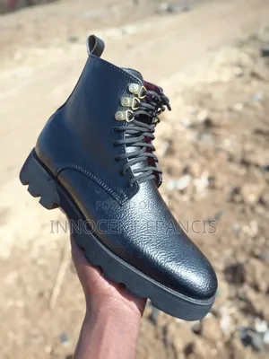 Black Lace Up Boots
