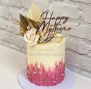 Boho-Style Mother's Day Celebration Cake