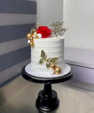 Modern Minimalist Birthday Cake