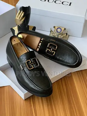 Gucci Fully Boxed Quality Leather Men’S Half Shoe