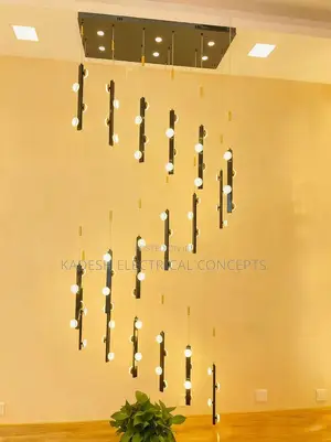 Modern Home Decor LED Hanging Pendant Light for Long Staircase