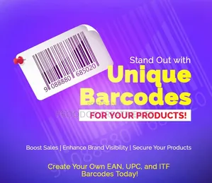 Genuine Product Barcodes - For Online in-Store Sales