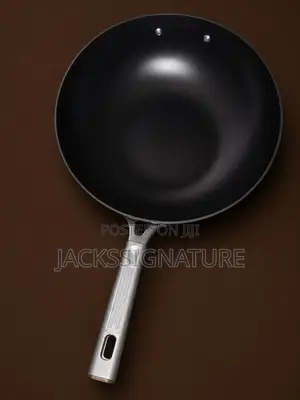 Non-Stick Wok Fry Pan (Grey Handle)