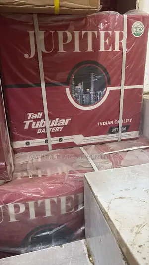 12v 220Ah Jupiter Tall Tubular Battery